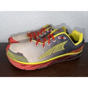 Altra Impulse Gray Red Yellow Running Shoes Sneaker Zero Drop Men’s Size 12.5
